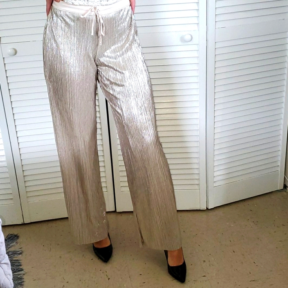 NWT Victorias secret shiny pants